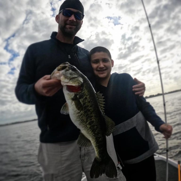 big bass guide florida fishing father and son