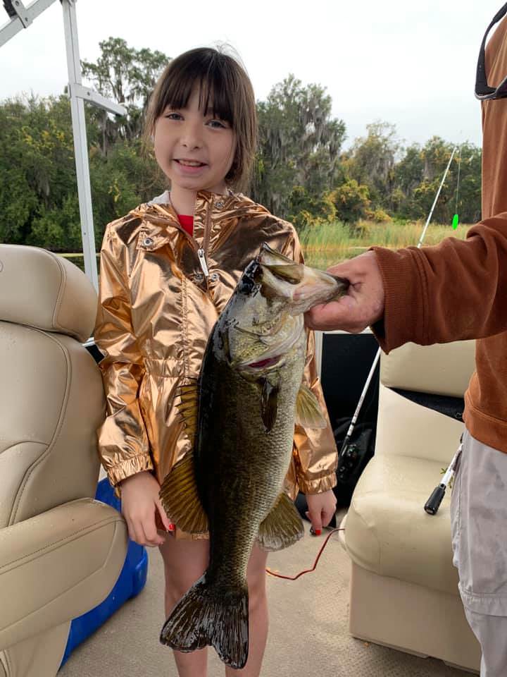 big bass guide florida fishing girl wont hold
