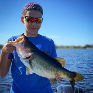 big bass guide florida fishing teen catches