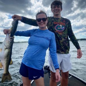 big bass guide florida fishing trip mom and son